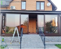 Остеклением коттеджей